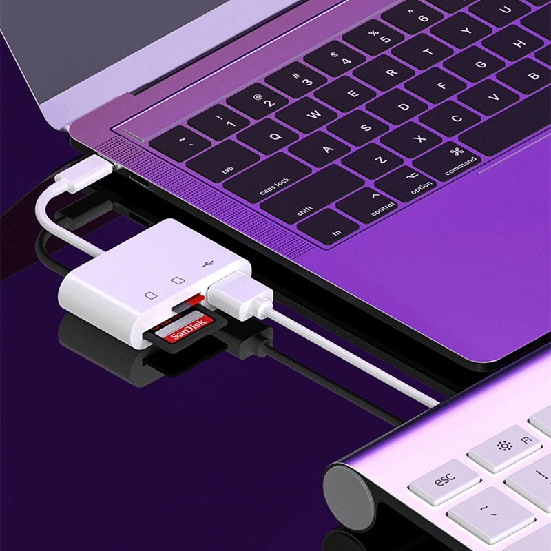 USB Type C кардридер OTG адаптер Micro SD/TF для Macbook смартфона кабель передачи данных U диск