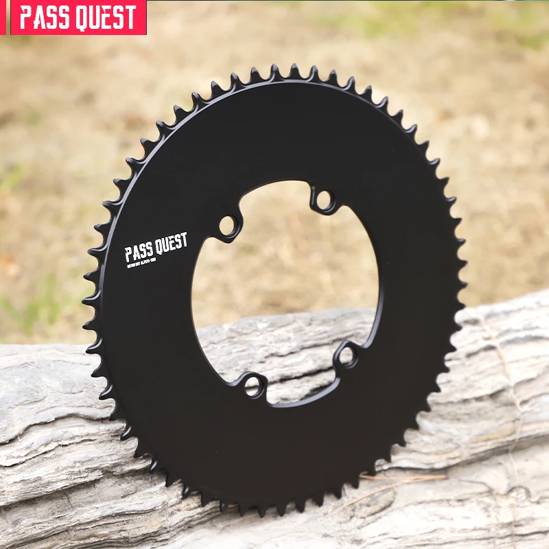 PASS QUEST Rotor BCD110 AERO Crankset Narrow Wide Chainring Round Road Black Chinwheel 40T-60T 9-12 Speed