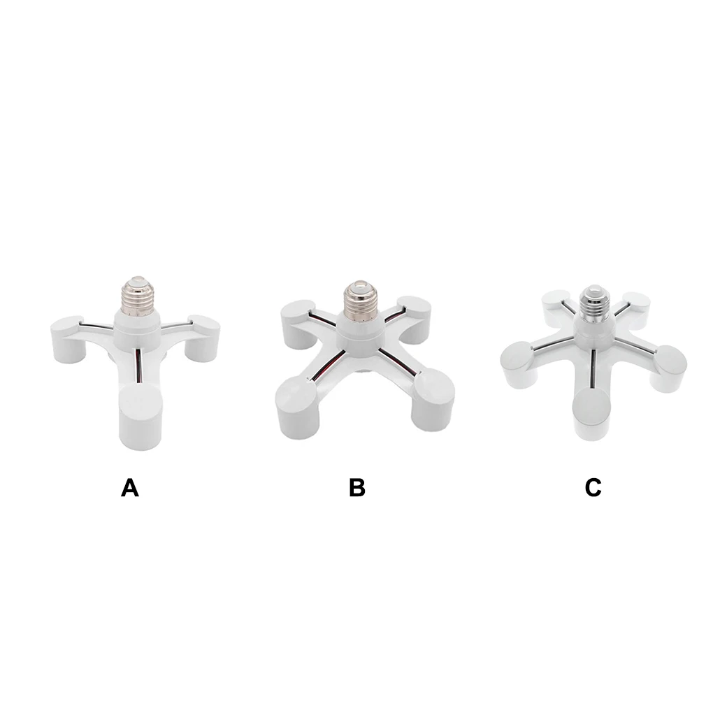 

E27 Bulb Splitter Lamp Base Light Adapter Converter Improvement Holder