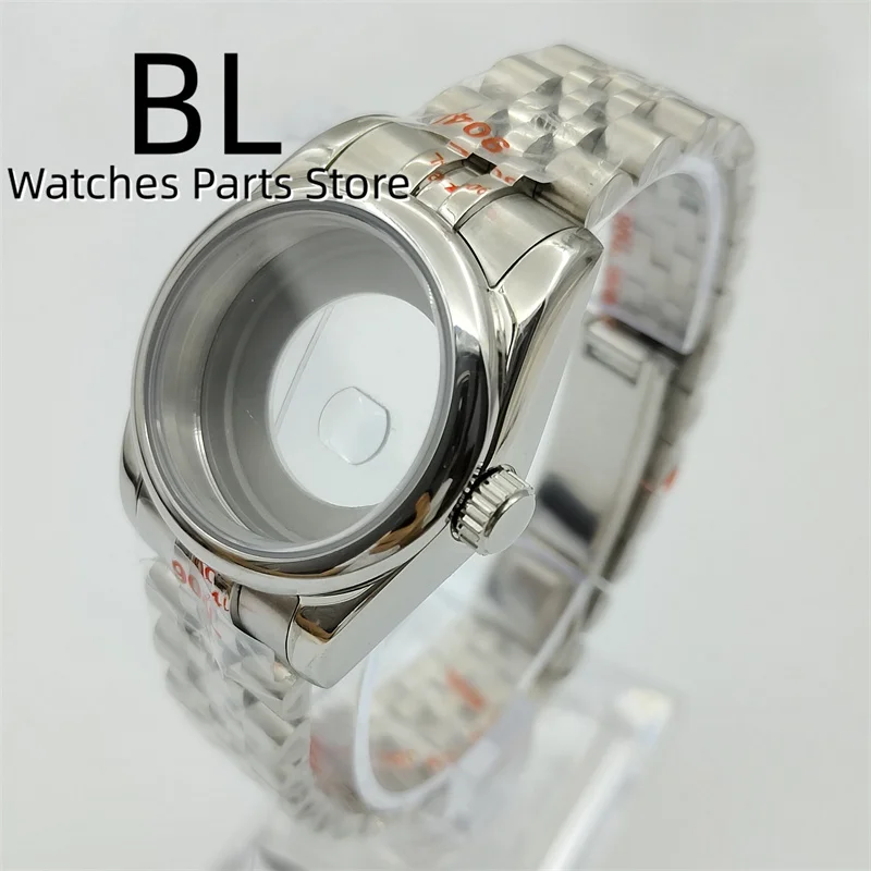 Женские часы с браслетом BLIGER 31 мм юбилейные круглые из нержавеющей стали