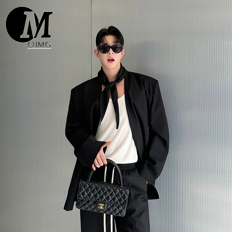 [OIMG] Блейзер 24 осенний дизайн универсальный повседневный комплект с шарфом без