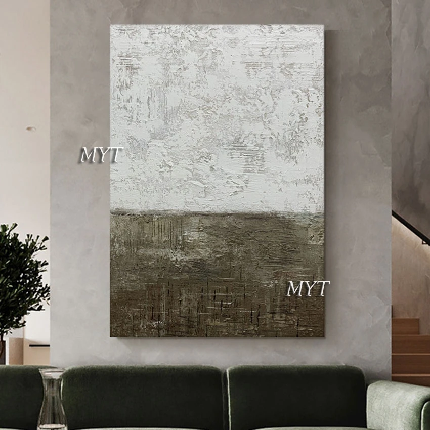 

Textured Canvas Art Wall Abstract Acrylic Oil Painting Unframed Wall Picture For Bedroom Modern Home Decoration Piece Artwork