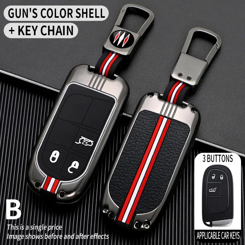 

Чехол для автомобильного ключа для Dodge Journey Challenger Jcuv Charger Chrysler 300C для Jeep Cherokee Compass Renegade Grand Commander