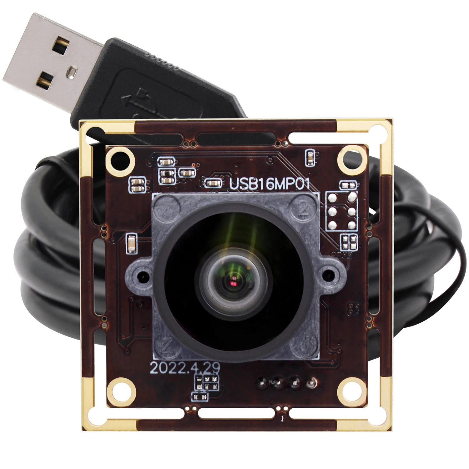 

ELP 16MP Narrow Angle USB Camera 4656x3496 High Resolution USB 2.0 Camera Module UVC OTG Free Driver With 12mm or 16mm lens