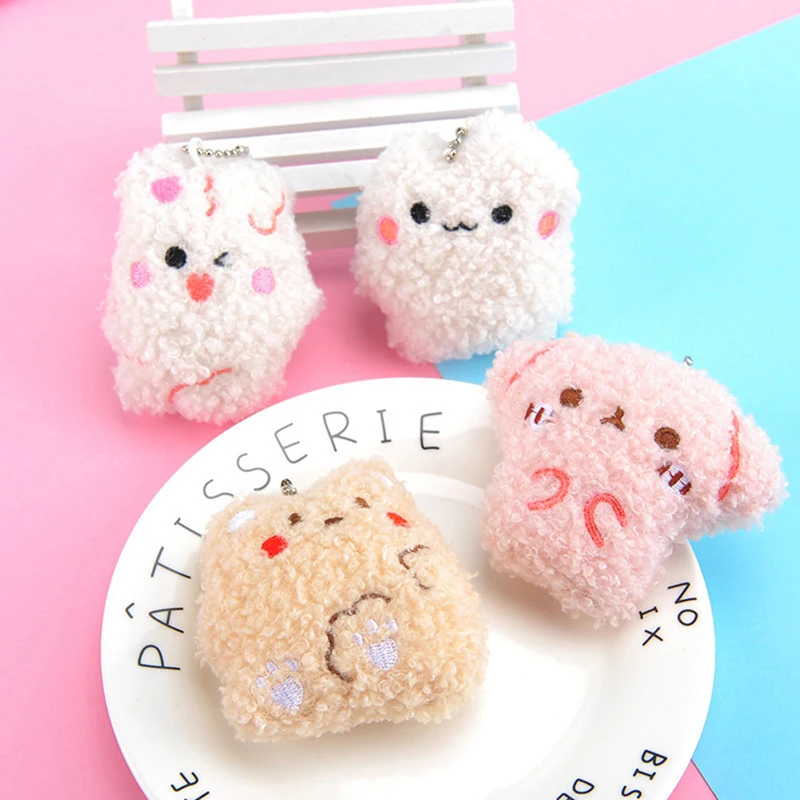 

New Hot！1Pc Kawaii Plush Keychain Cute Bear Puppy Plush Pendant Backpack Charmpurse Accessories