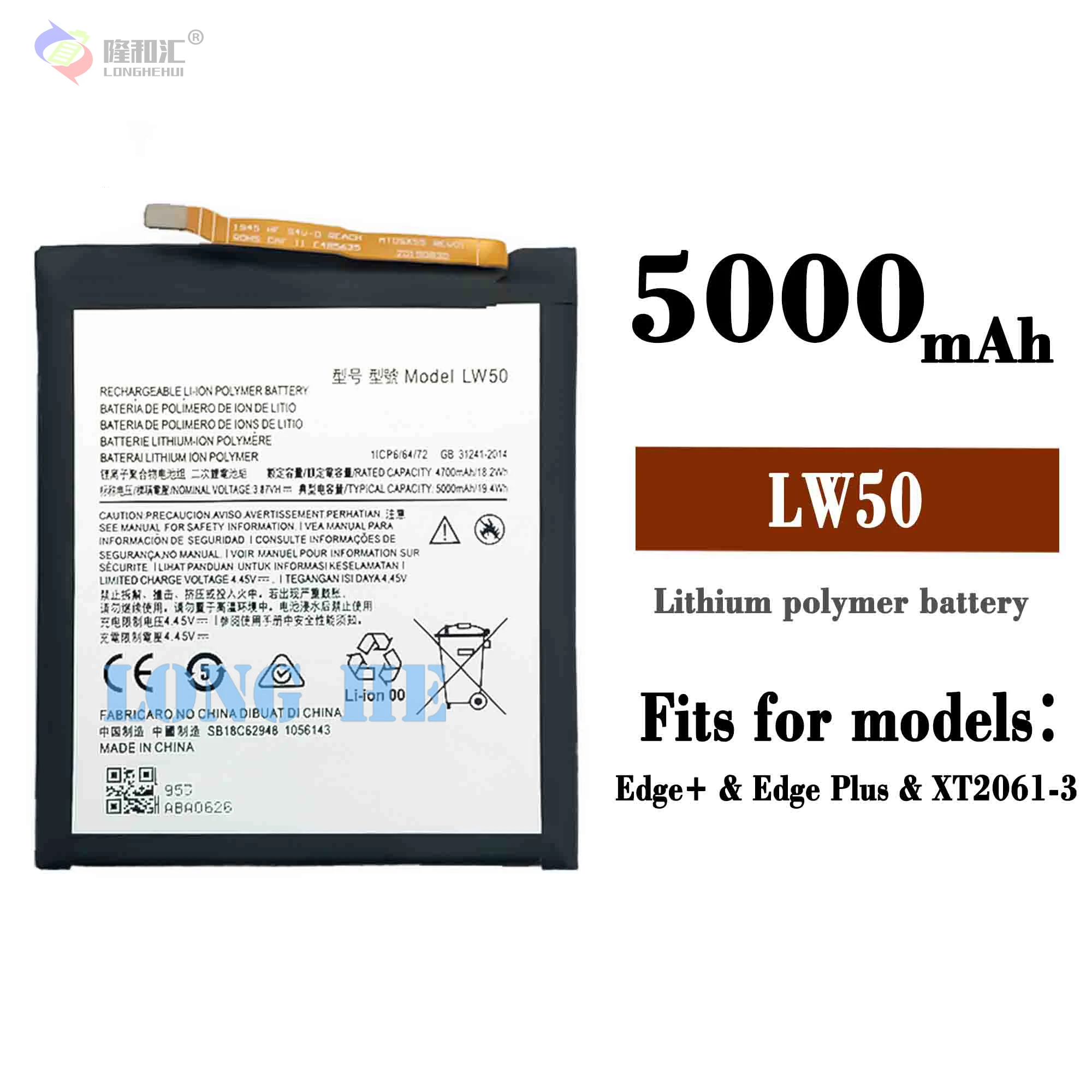 NEW Original High Quality LW50 5000mAh Battery For Motorola Moto Edge+  Edge + Edge Plus