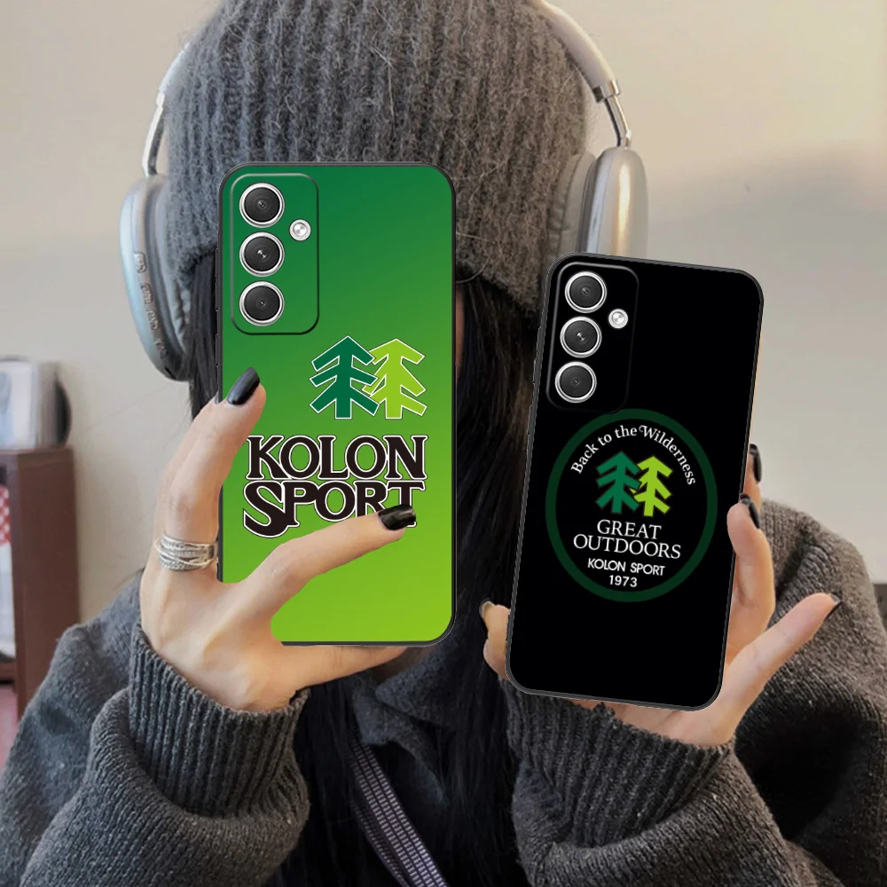 Чехол для мобильного телефона K-Kolon Sport Samsung Galaxy S24 S23 S22 S21 S20 S10 S9 Plus FE Ultra Lite черный