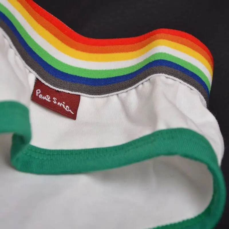 Rainbow Cotton Men's Panties Soft Patchwork Man Boxer Breathable Underpantss Sports Quick Dry Briefs Seamless Underwear Shorts