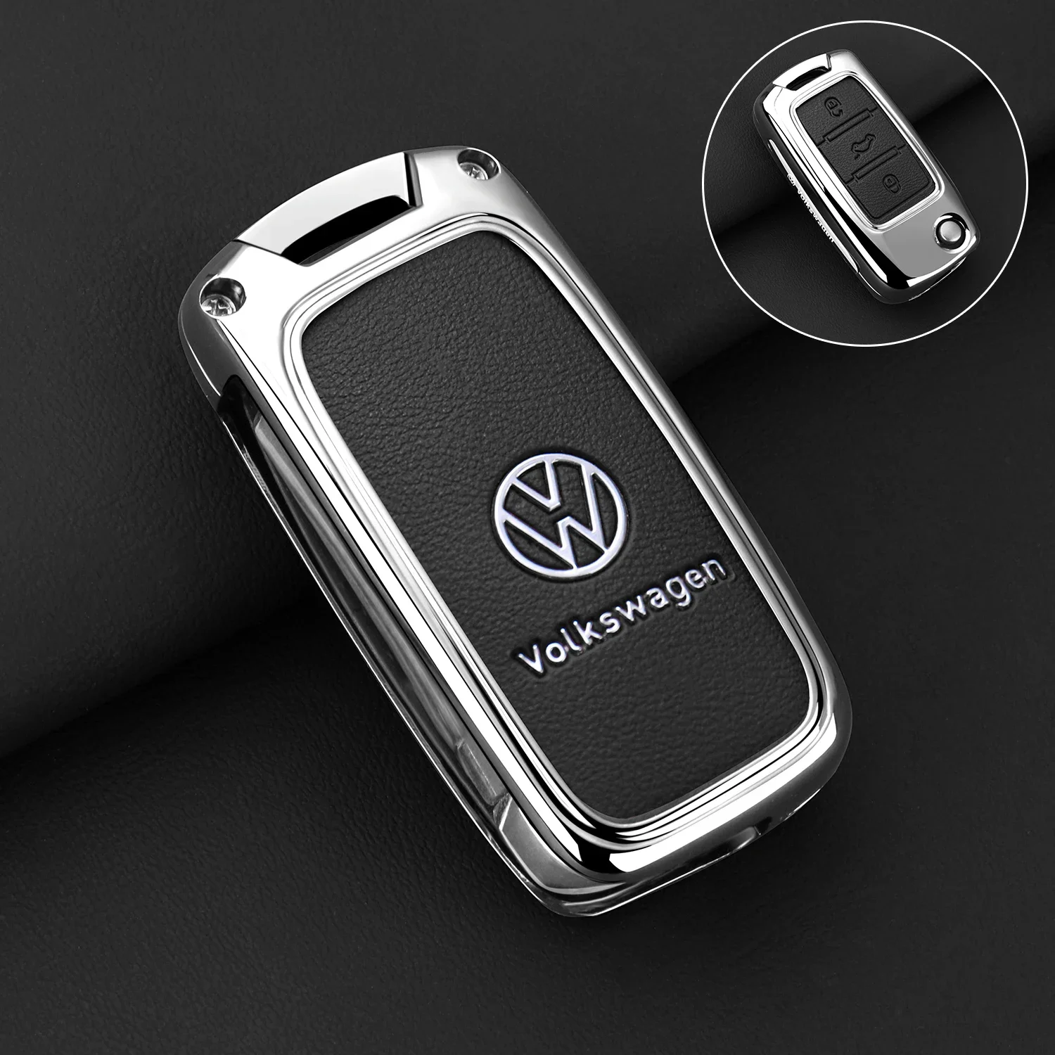 

Чехол для ключей от автомобиля, чехол с пряжкой, аксессуары для ключей для Volkswagen VW Polo Tiguan Golf 4 5 Jetta Beetle Scirocco Passat