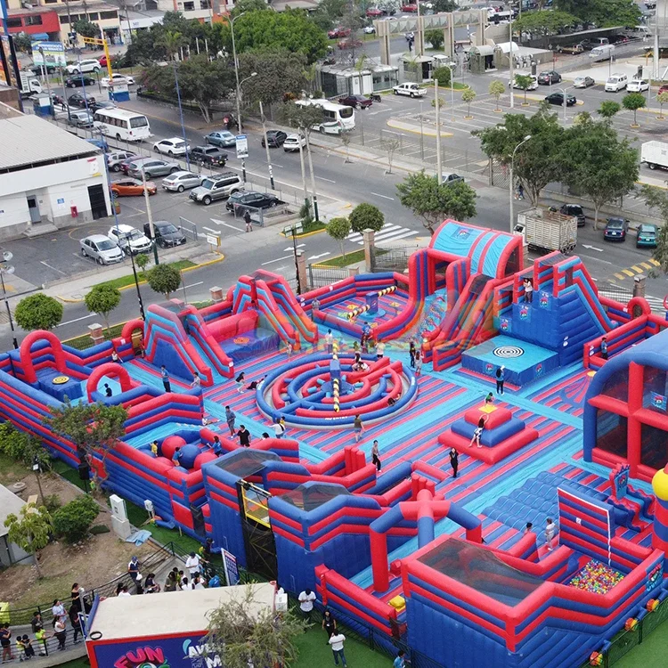 Коммерческий juegos надувной parque для маленьких больших взрослых игровая площадка