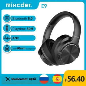 Беспроводные Bluetooth-наушники Mixcder E9 с активным шумоподавлением