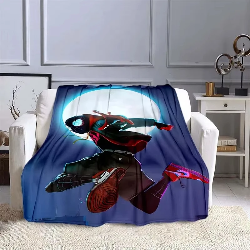 Одеяло с принтом Человек-паук в стихах-паука для взрослых и детей теплые одеяла