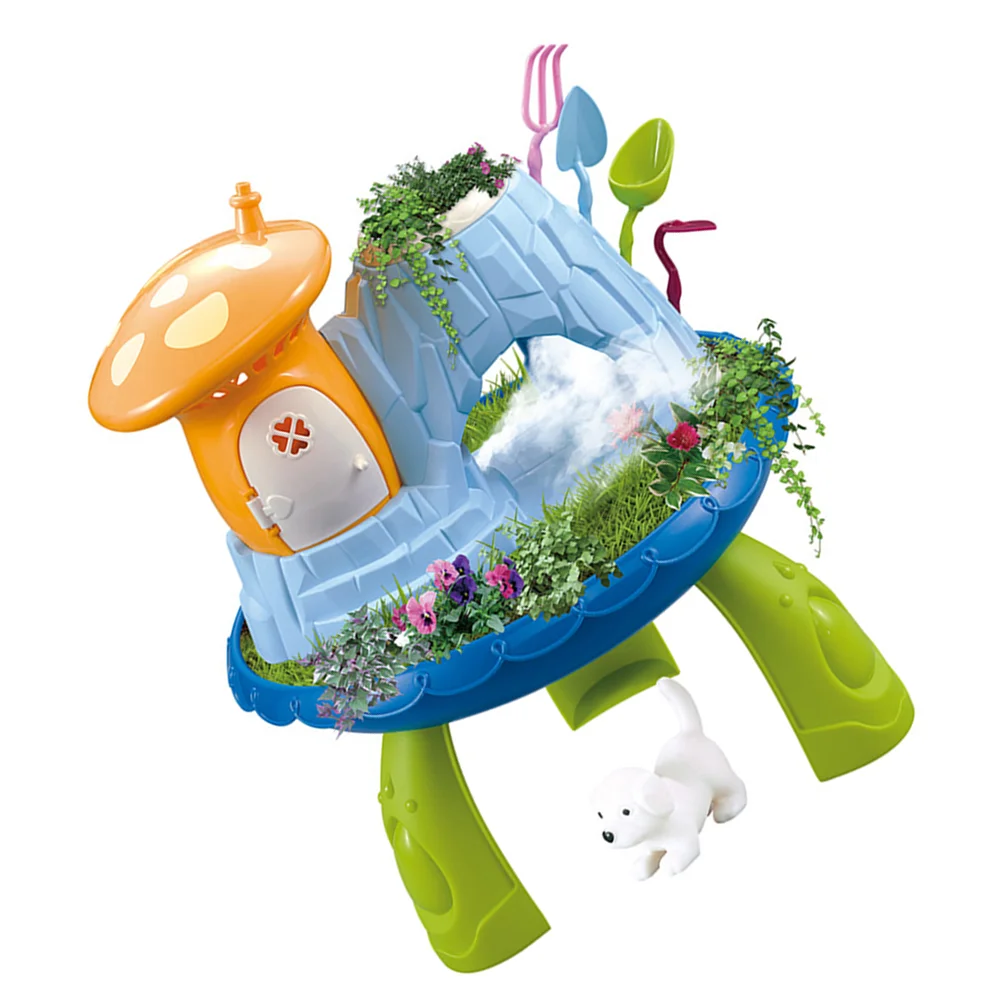 

1 Набор игрушечных домиков, искусственный домик с грибами, коттедж, игрушки для детей