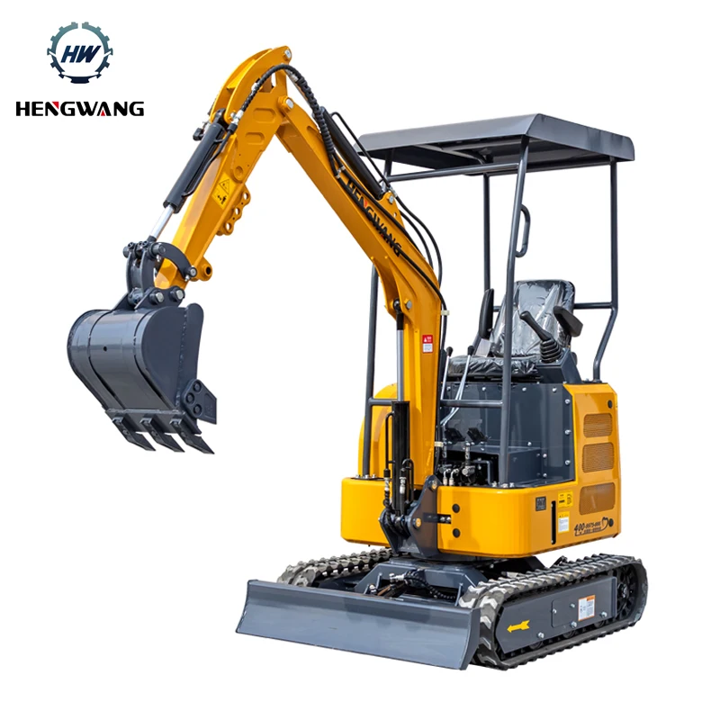 HW-17 мини-экскаватор 1 7 тонн дизельный двигатель гидравлический гусеничный