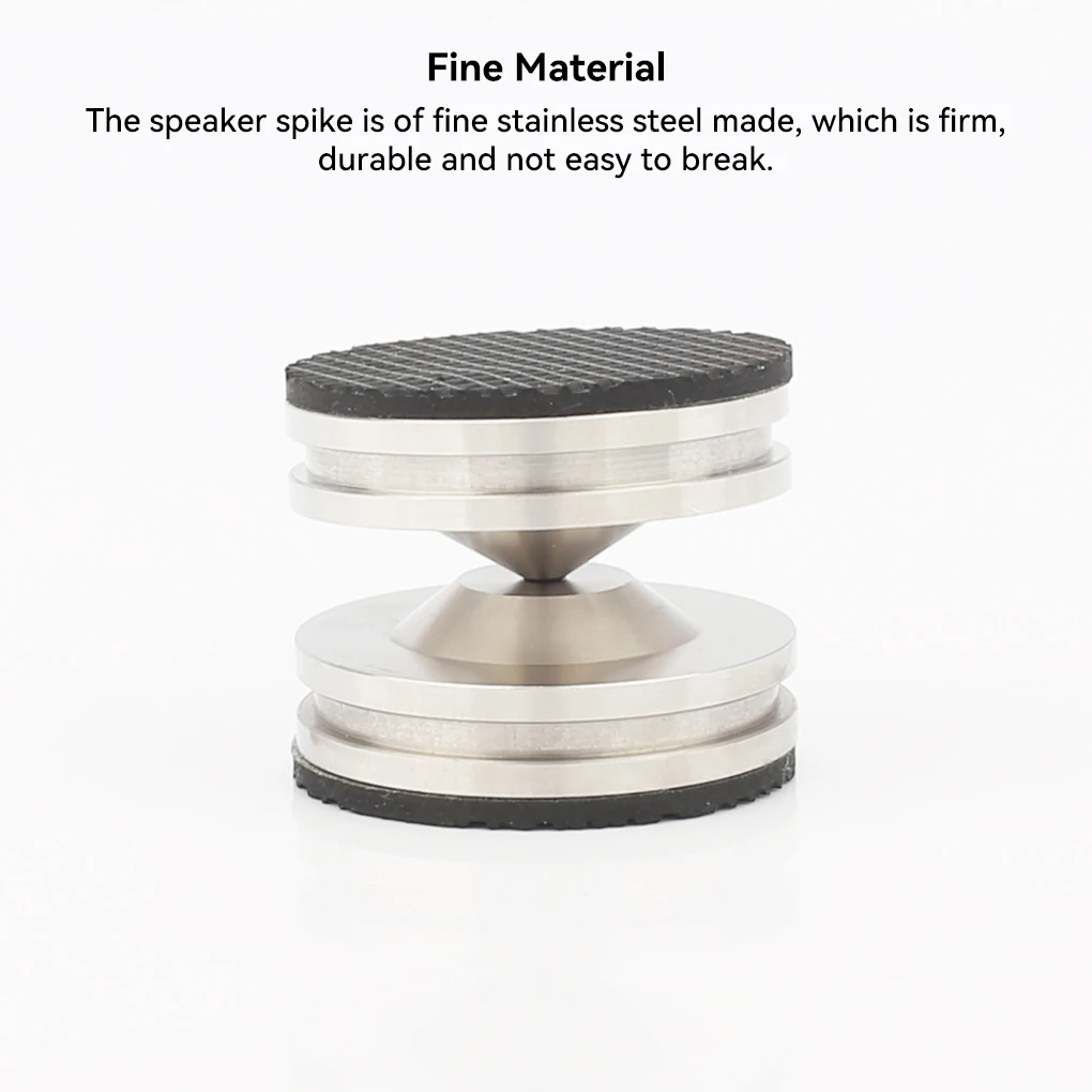 

Stainless Steel Speaker Isolation Spike Shockproof Amplifier Sound Box Pad