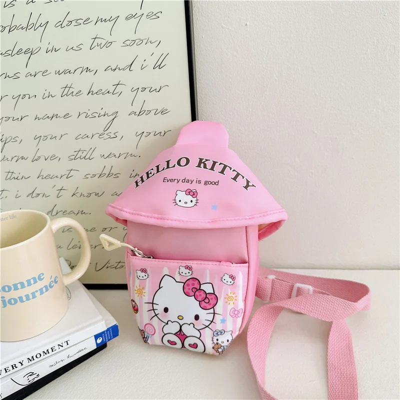 Kawaii Sanrio сумка Hello Kitty Kuromi нагрудная Cinnamoroll через плечо сумки для путешествий