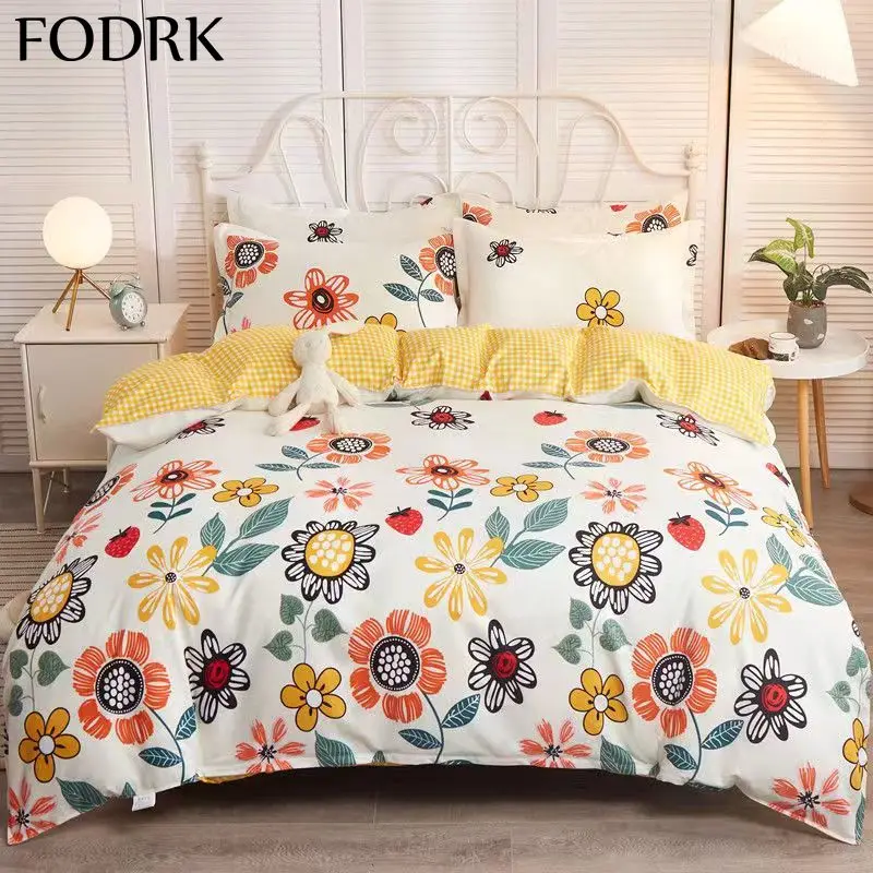 

4 шт., Комплект постельного белья с пододеяльником и пододеяльником