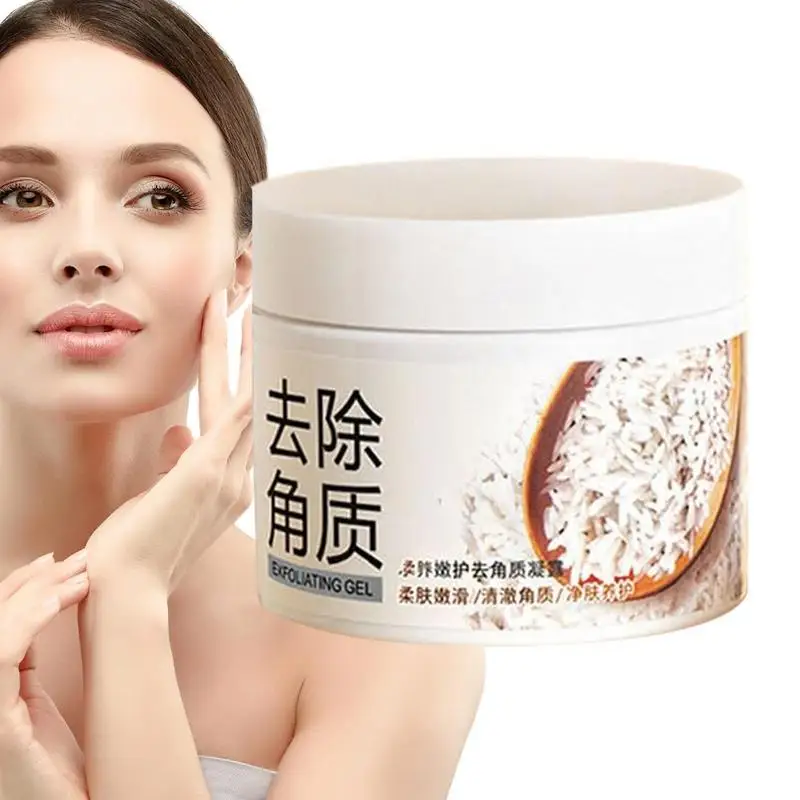 

Rice Scrub For Body Whitening Exfoliating Body Scrub Lightening Facial Pore Cleanser Body Brightening Honey Moisturizing Cream