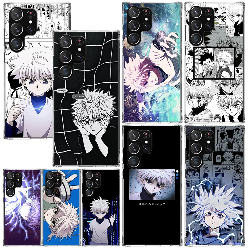 Чехол Killua Hunter HXH для телефона Samsung Galaxy S24 S23 S22 S21 Fe S20 Ultra S10 S9 + S8 Plus S10E художественные