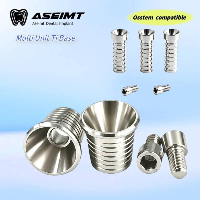 Фото Защитный колпачок для титановых имплантатов Osstem Dental Composite Base, заменяющий гипс, с закрытым винтовым креплением, заводская поставка №1