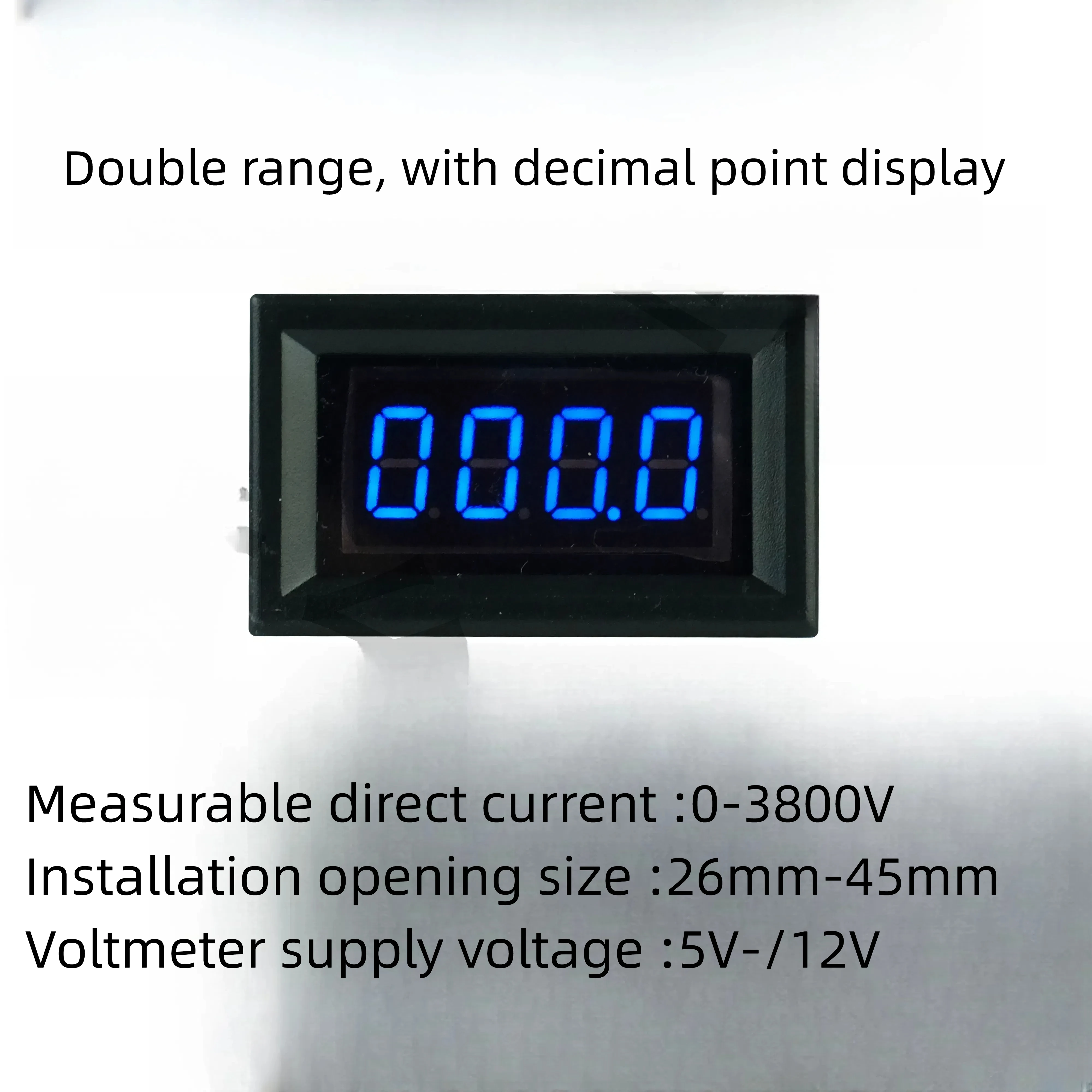 DC0-3800V вольтметр высокого напряжения цифровой постоянного тока с двойным
