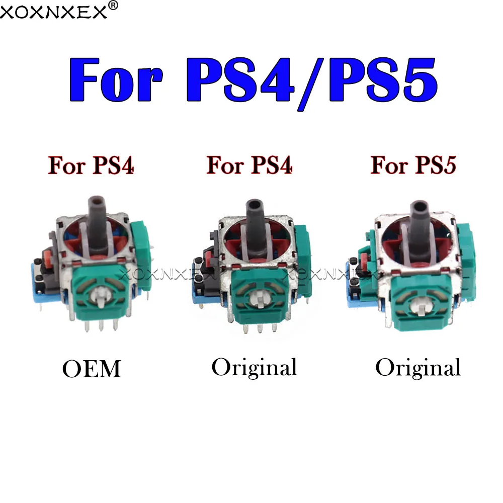 XOXNXEX 2 шт. оригинальный 3Pin 3D Rocker аналоговый фотомодуль для PS5 PS4 |