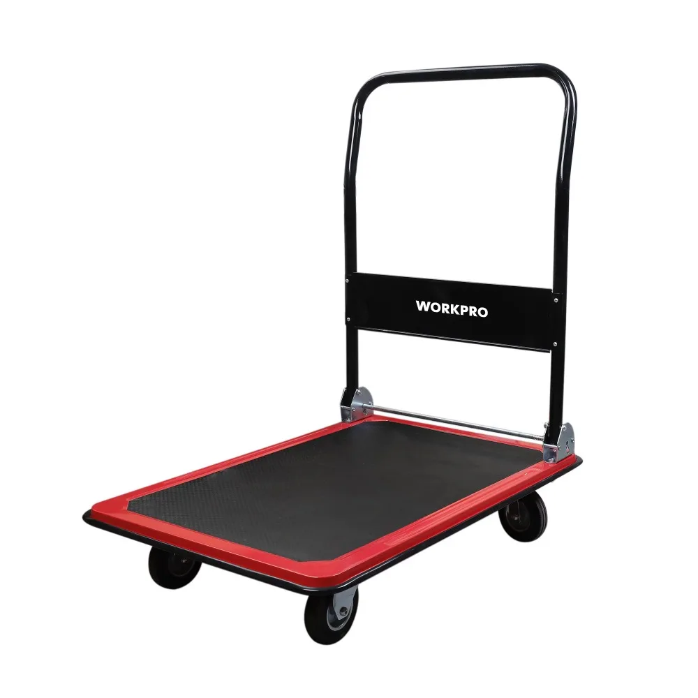 

WORKPRO 440-lb Capacity Heavy Duty Folding Platform Hand Truck, Steel