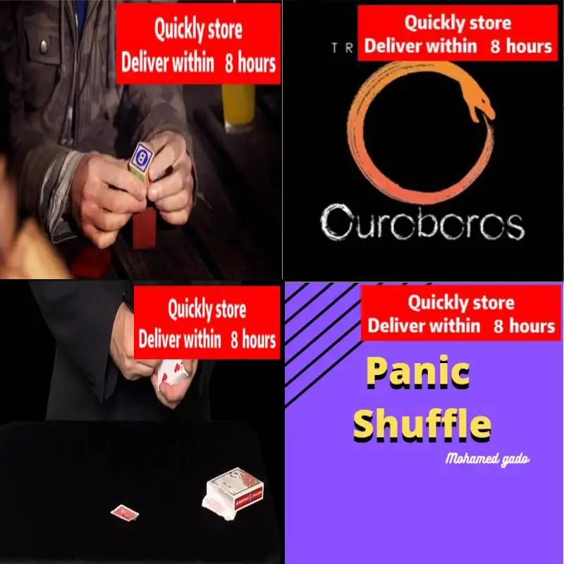 

Lucky Strike by Wayne Dobson,Mental Block by Dan Harlan,Ouroboros by Travis Askew,Panic Shuffle by Mohamed Ibrahim magic tricks