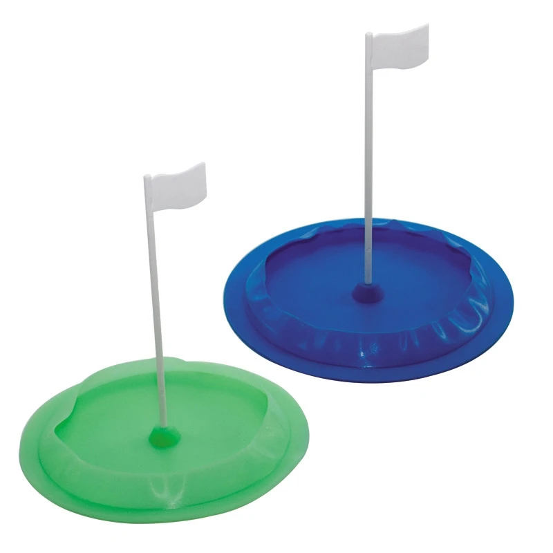 

All-Direction Golf Putting Cup Soft Rubber Practice Putter Hole With Flag For Indoor Outdoor Golf Training
