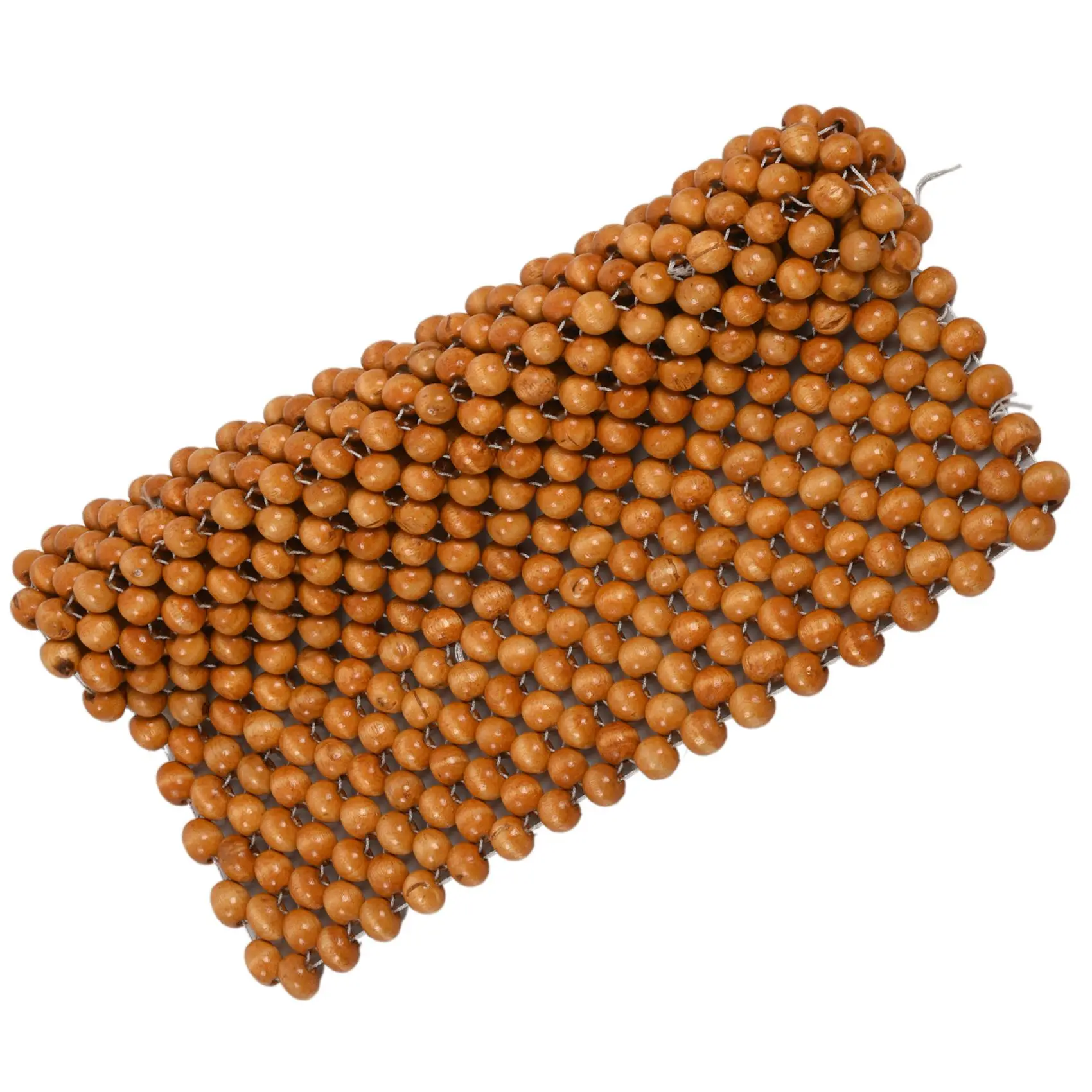 

Muzhu Car Seat Cushion Wooden Beads Chair Art Massage Cushion Car Seat Cushion Car Seat Cover Bead Pad Beige