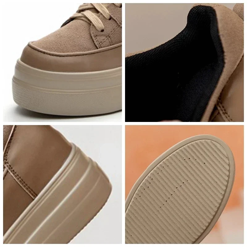 Замша из замши на толстой подошве р.8-10 цвета в ассортименте