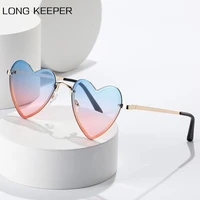 vintage metal heart shaped sunglasses sexy women brand designer fashion gradient lady reflective mirror sun glasses oculo de sol