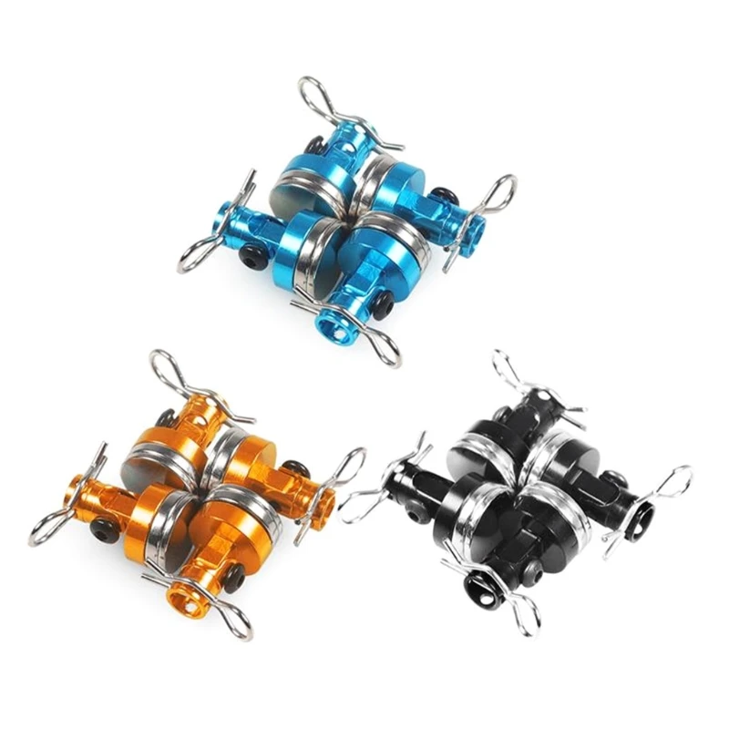 4pcs/set RC Car Body Pillar Magnetic Invisible Fixed Mount with Clip for HSP D90