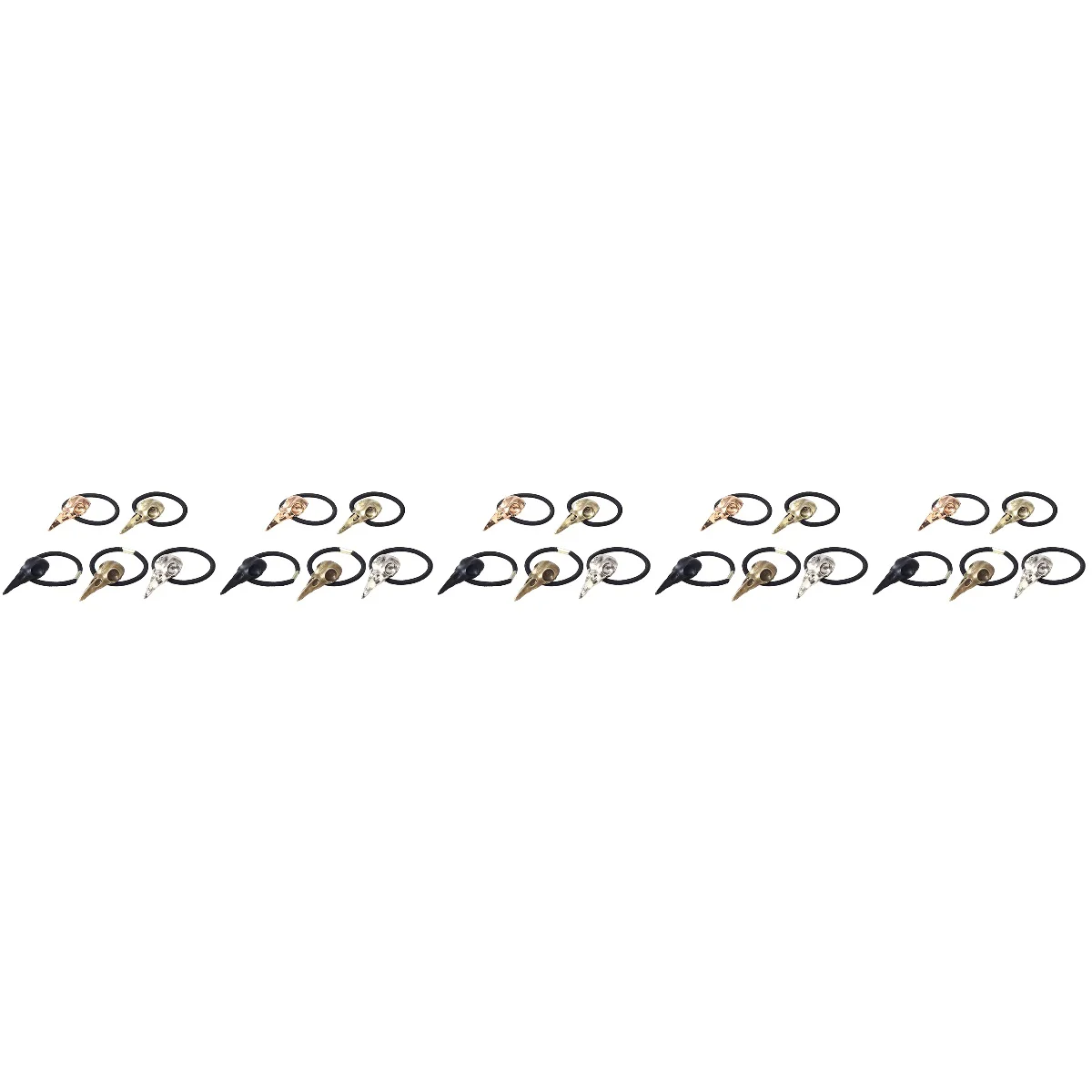 

25 Pcs Hairpin Tie Miss Stretch Headbands Women Halloween Elastic Ties Rubber