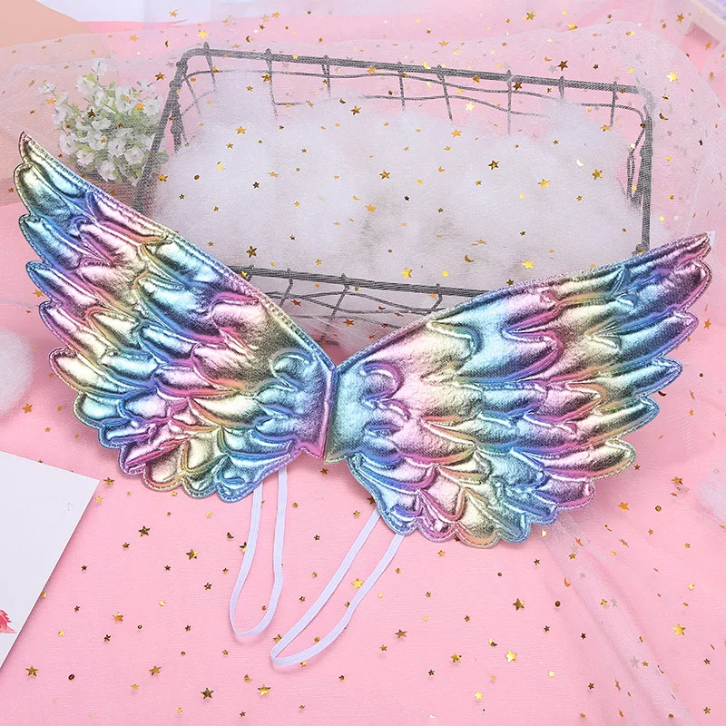 

Красочные крылья бабочки ангела для фламинго, Свадебная вечеринка, первый день рождения девочки, маленькая принцесса, тематическая партия, ...