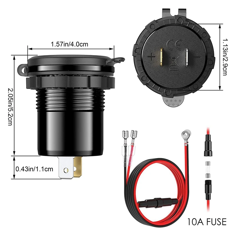 2 шт. автомобильное зарядное устройство с двумя USB-портами 3 0 в