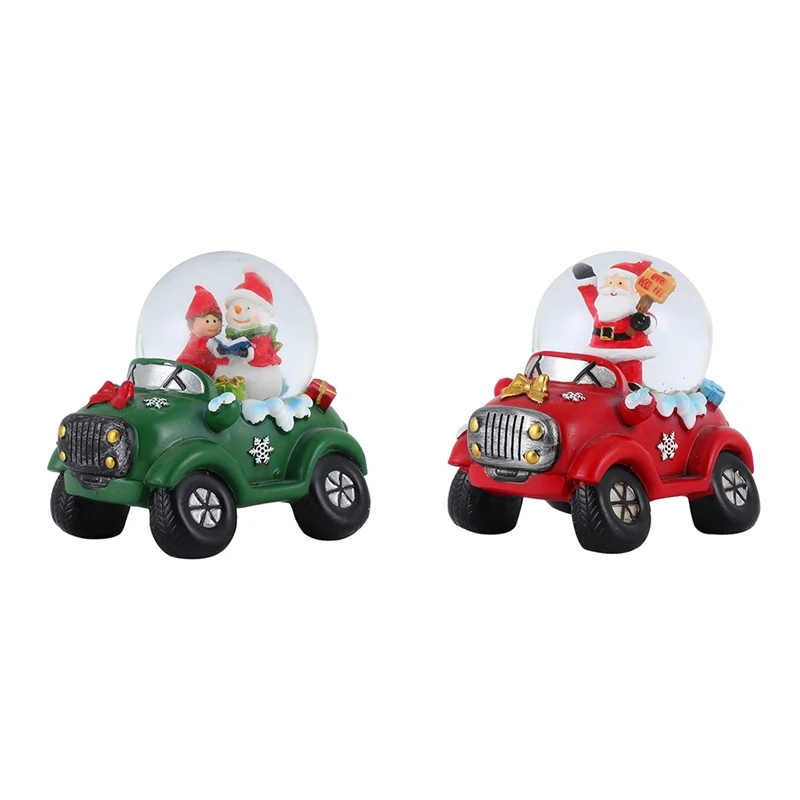 

Christmas Home Decor Crystal Ball Snow House Village With Light New Year Birthday Gift Christmas Decorations