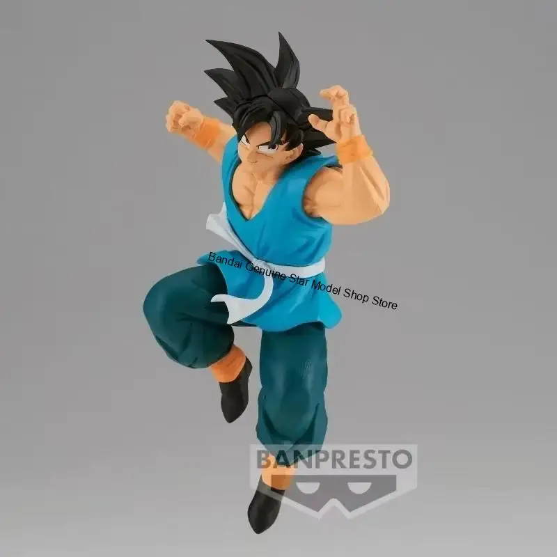 Фото Оригинальная фигурка Bandai Banpresto MATCH MAKERS Dragon Ball Son Goku Buu из ПВХ, подвижная коллекционная модель персонажа аниме, игрушка-украшение. №4