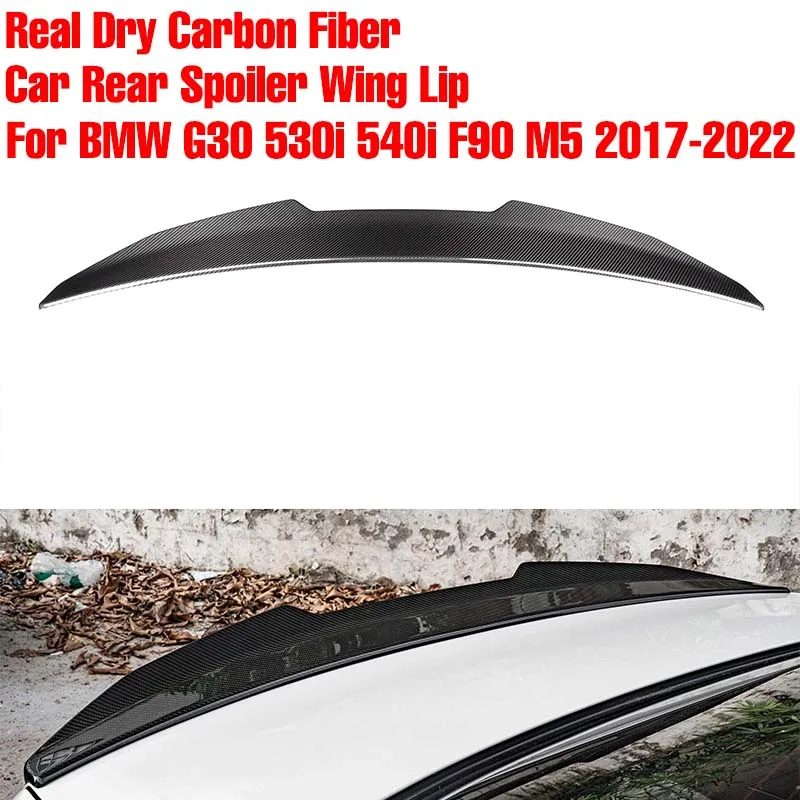 

Задний спойлер из углеродного волокна для BMW G30 530i 540i F90 M5 2017-2022
