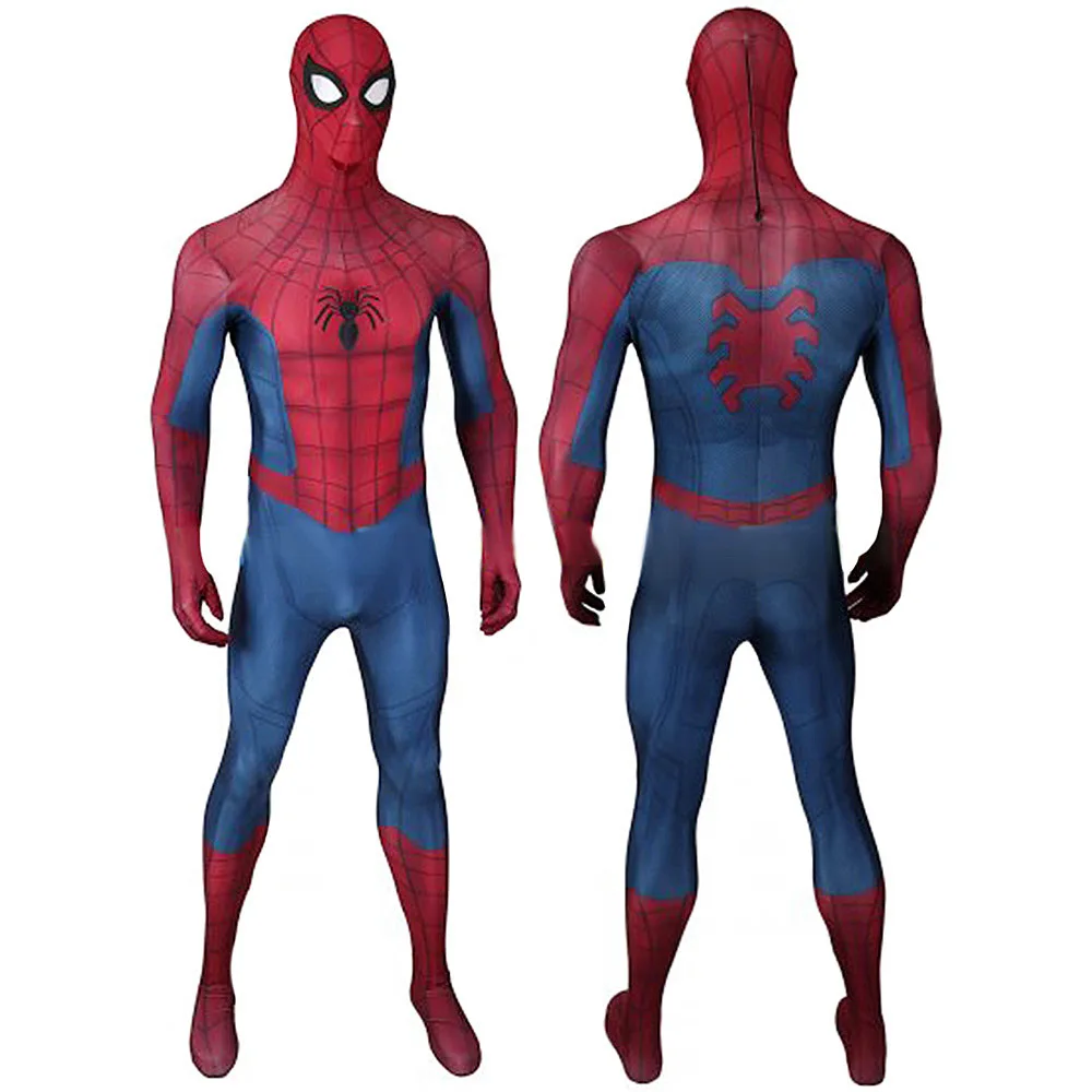 

New Home Coming Costume Cosplay Superhero Zentai suits Lycra Spandex Bodysuits Jumpsuit Halloween Costume Home Coming Adut/Kids