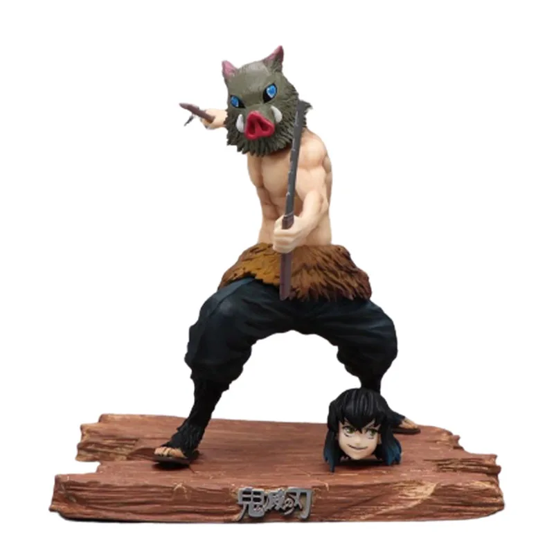 

Anime Demon Slayer Model Figure Hashibira Inosuke Action Figure 28cm High Quality Pvc Ornament Collection Toys For Children Gift