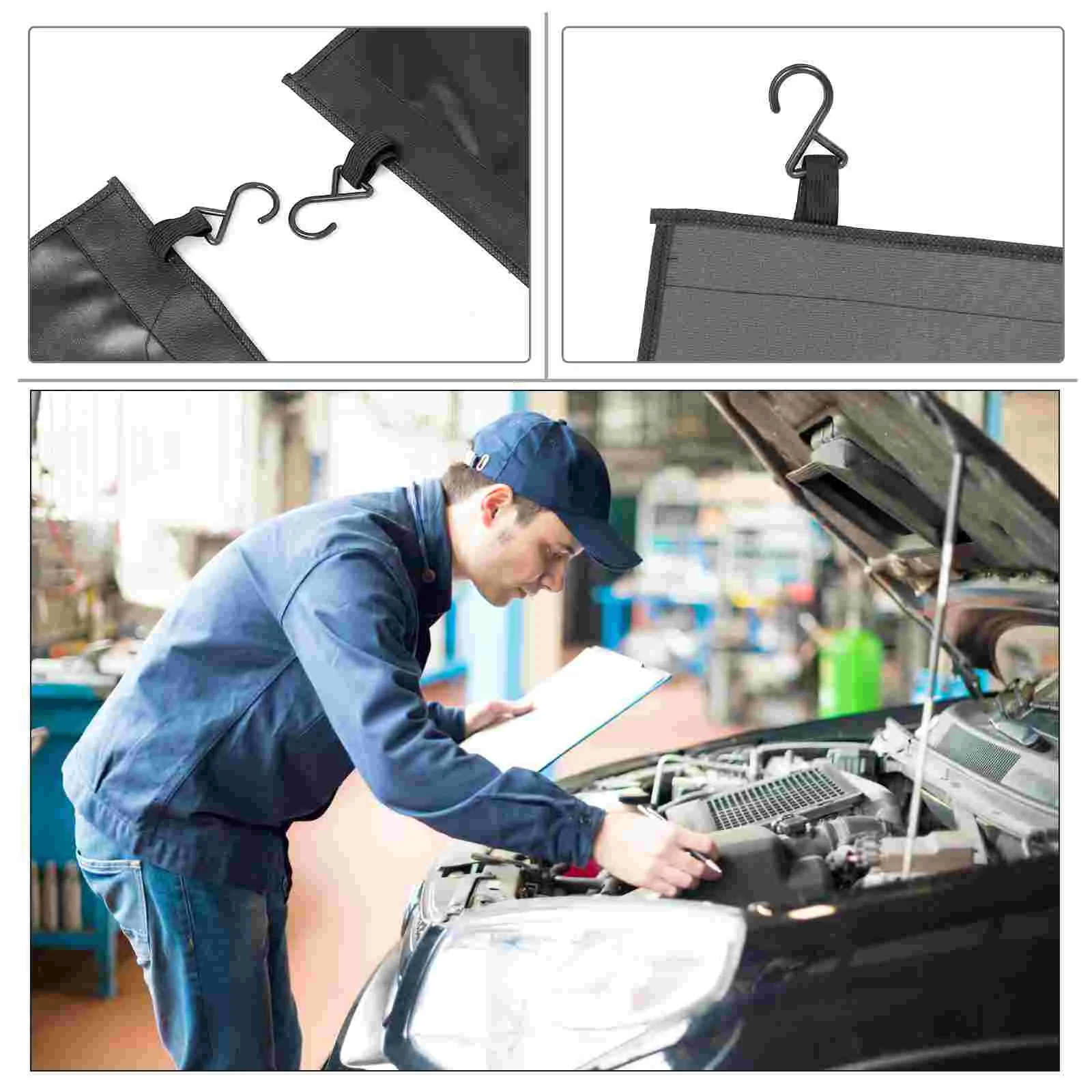 Защитная накладка магнитный чехол для ремонта автомобиля грязезащитный коврик