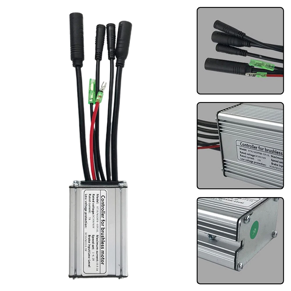 

E-bike Controller Electric Bicycle KT-15A Light Wire Motor Controller Sine Wave Universal Waterproof Plug 250W-350W