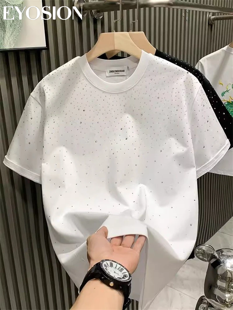 Футболка мужская с круглым вырезом х/б свободного покроя