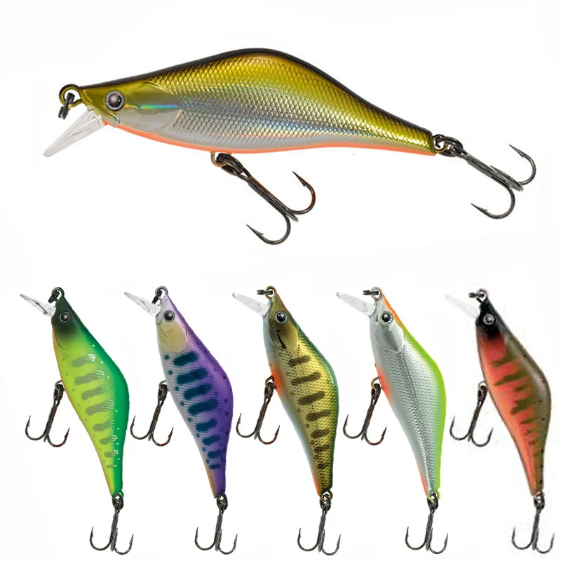 

1 Pcs 55mm 4.7g Sinking Fishing Lure Mini Minnow Japanese Pesca Isca Artificial Trout Carp Fishing Minnow Hard Bait 9047