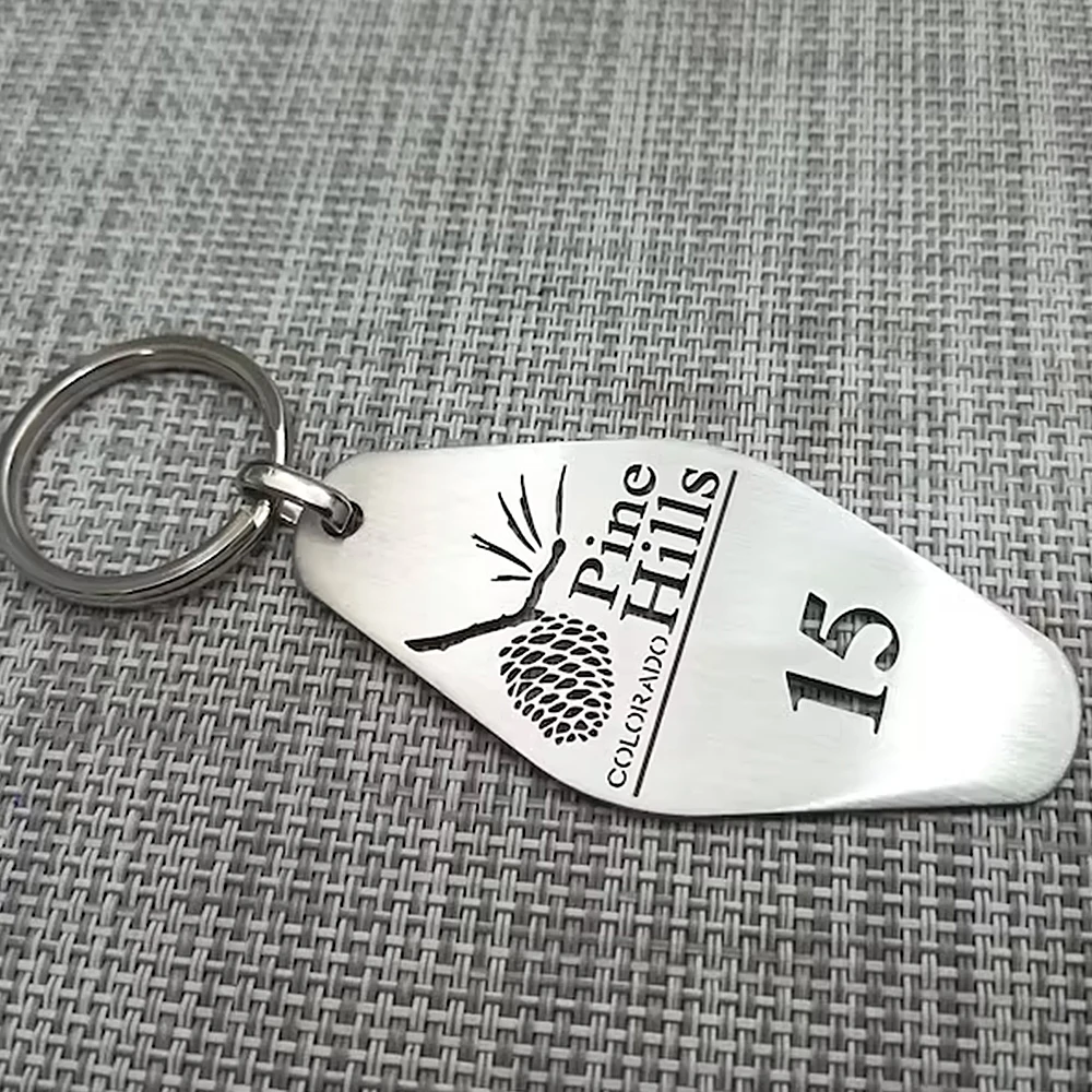 Customized Hotel Room Card Key Chain Mass Customization Stainless Steel Quality Key Chain To Enhance The Hotel Class