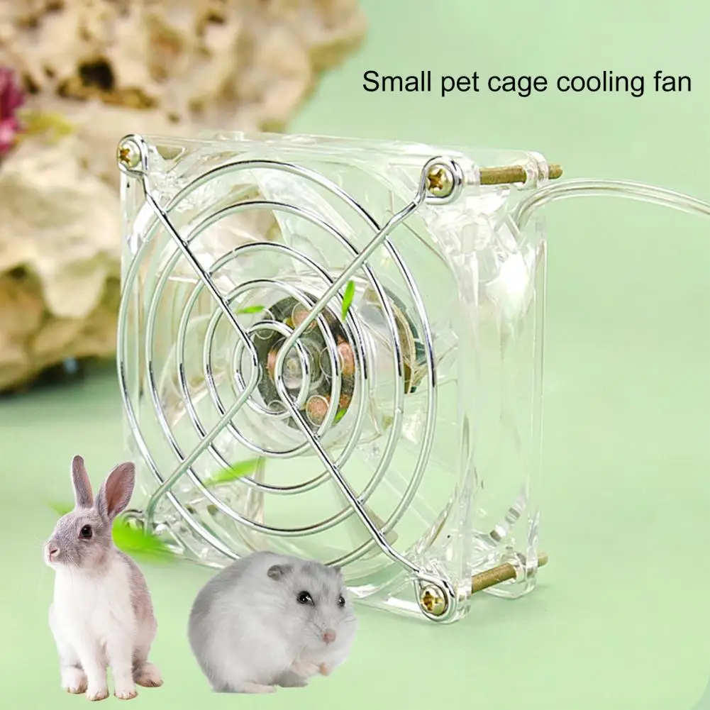 

Eco-friendly Mini Fan USB Interface Portable Keep Summer Cool Hamster Fan Lightweight Summer Fan Pet Accessory
