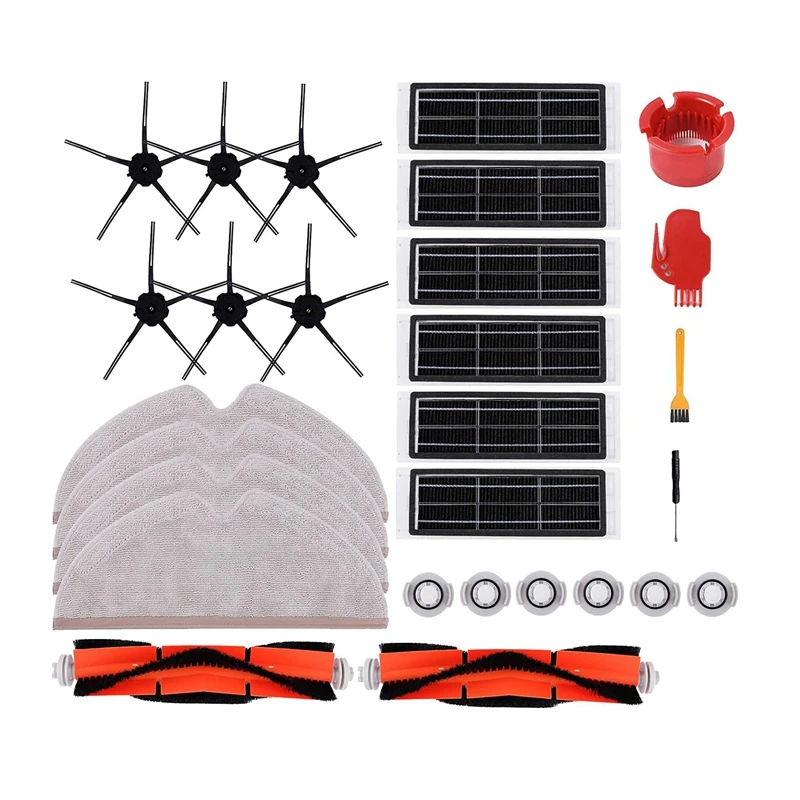 

Replacement Parts Kit For Roborock S6 S6 Maxv S6 Pure S5 S5 Max S51 E4 E35 E20 S50 Robotic Vacuum Cleaner Accessories