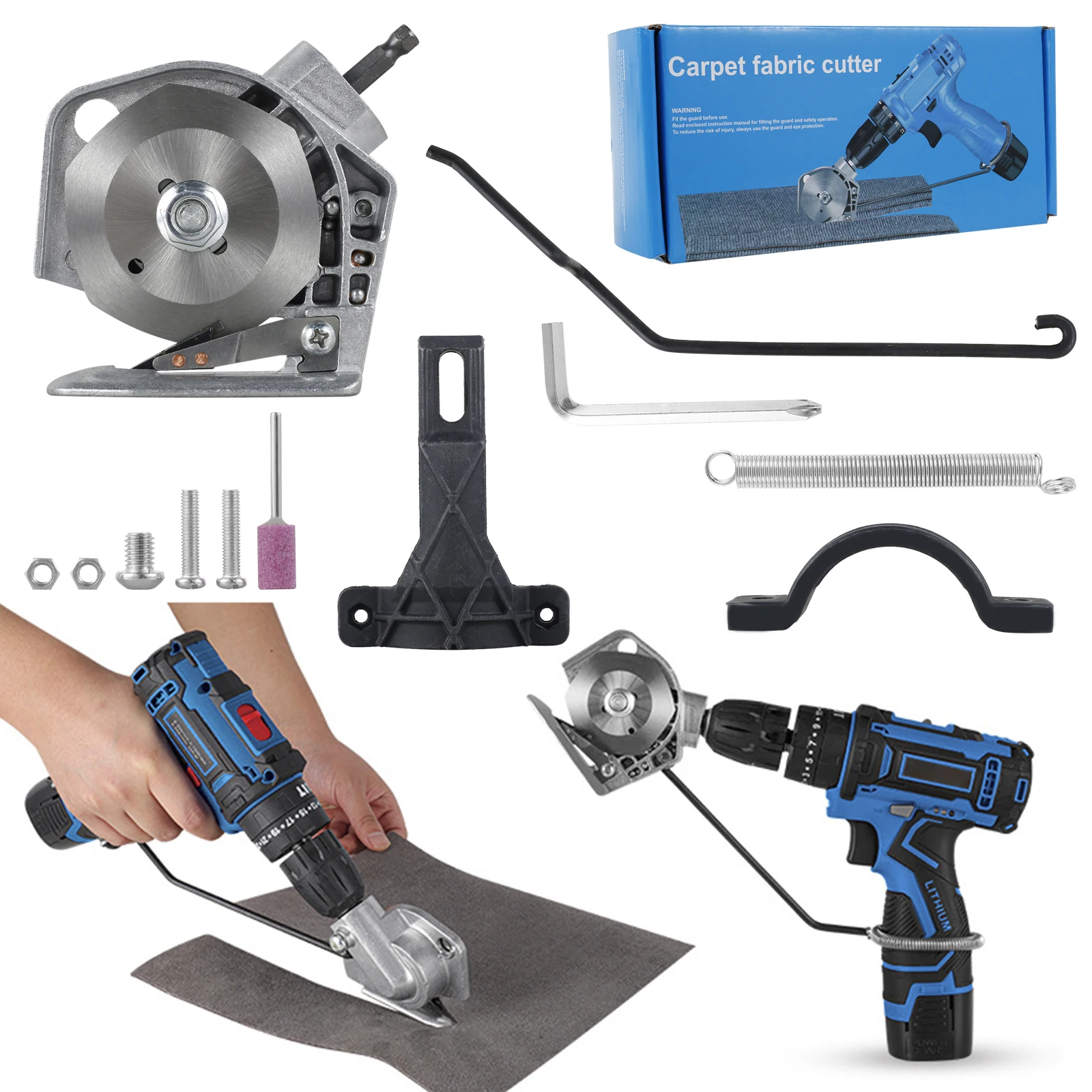 

Электрическая дрель, резчик для ткани, острый Высокоточный Ниблер, тканевый резак, электрическая вращающаяся дрель для резки ткани, насадка для