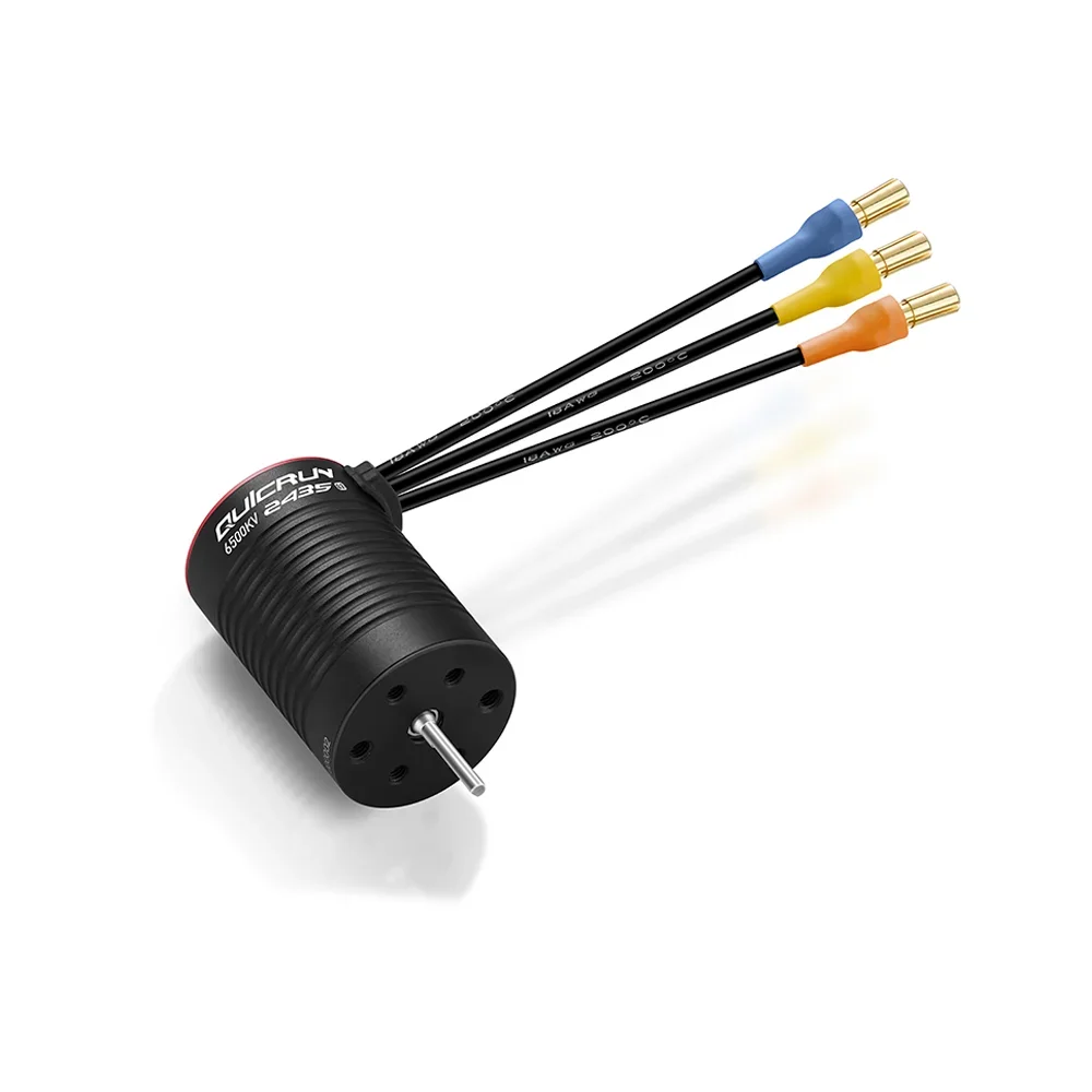 Фото HobbyWing QuicRun 2435 SL G3 4500KV 6500KV Бесщеточный двигатель для 1/18 16 14 RC дорожного автомобиля Monster Truck №2